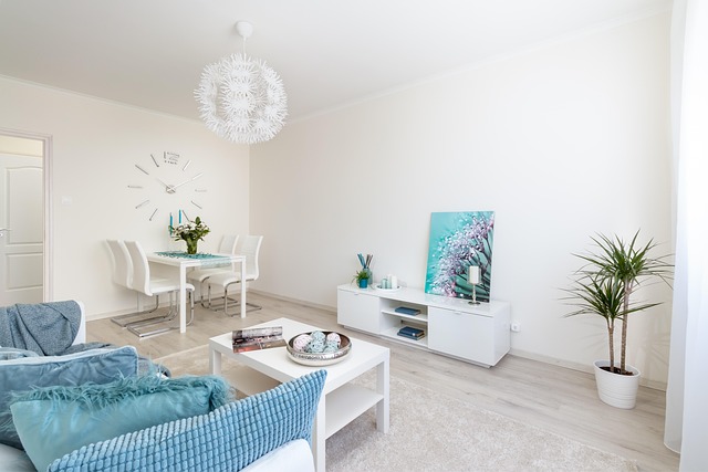 smart home hub with sensors and smart lighting in modern Irish living room